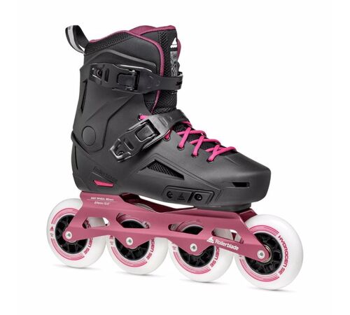 ROLLERBLADE Lightning 90 W Πατίνια - Μαύρο/Σανγκρία Χρώμα (Μαύρο-Σανγκρία), Μέγεθος (38)