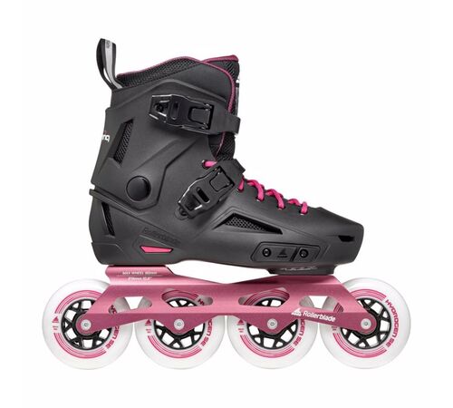 ROLLERBLADE Lightning 90 W Πατίνια - Μαύρο/Σανγκρία Χρώμα (Μαύρο-Σανγκρία), Μέγεθος (39)