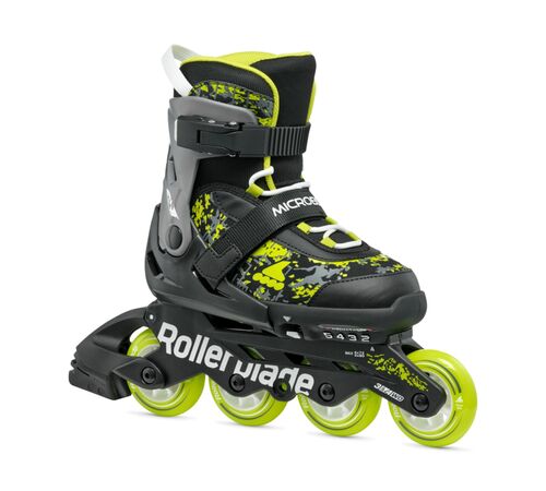 ROLLERBLADE Microblade SL Πατίνια - Μαύρο/Λάιμ Χρώμα (Μαύρο-Λάιμ), Μέγεθος (36.5-40.5)