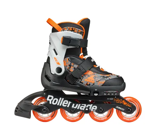 ROLLERBLADE Microblade SL Αυξομειούμενα Πατίνια - Μαύρο/Πορτοκαλί Χρώμα (Μαύρο-Πορτοκαλί), Μέγεθος (28-32)