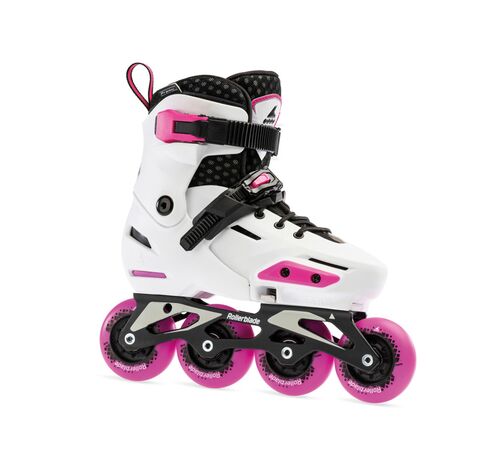 ROLLERBLADE Apex G Παιδικά Ρυθμιζόμενα Πατίνια - Λευκό/Ροζ Χρώμα (Λευκό-Ροζ), Μέγεθος (37-40)