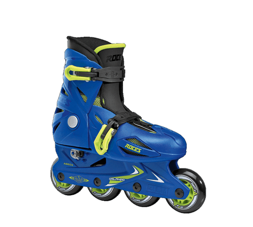 ROCES Orlando III Αυξομειούμενα Inline Πατίνια - Μπλε/Lime Χρώμα (Μπλε-lime), Μέγεθος (25-29)