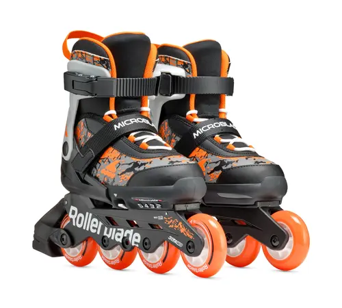 ROLLERBLADE Microblade SL Αυξομειούμενα Πατίνια - Μαύρο/Πορτοκαλί Χρώμα (Μαύρο-Πορτοκαλί), Μέγεθος (28-32)