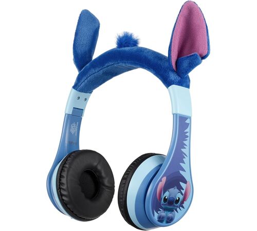 eKids Disney Stitch Ασύρματα Ακουστικά με ασφαλή μέγιστη ένταση ήχου για παιδιά και εφήβους (SH-B52) (Μπλε/Γαλάζιο)