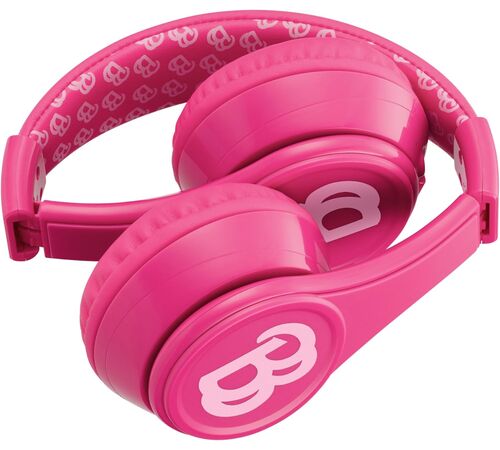 eKids Mattel Barbie Ασύρματα Ακουστικά με ασφαλή μέγιστη ένταση ήχου για παιδιά και εφήβους (MI-B52BE) (Ροζ)