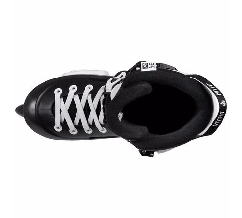 POWERSLIDE Zoom Pro 80 Πατίνια Χρώμα (Μαύρο-Λευκό), Μέγεθος (41-42)