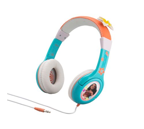 eKids Moana Ενσύρματα Ακουστικά με ασφαλή μέγιστη ένταση ήχου για παιδιά και εφήβους (MA-140) (Ροζ/Θαλασσί)