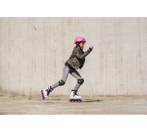ROLLERBLADE Apex G Παιδικά Ρυθμιζόμενα Πατίνια - Λευκό/Ροζ Χρώμα (Λευκό-Ροζ), Μέγεθος (37-40)