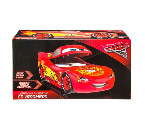 eKids Cars Lightning McQueen CD Vroombox - Φορητό CD Player με ραδιόφωνο (CR-430) (Κόκκινο)