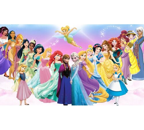 eKids Disney Princess Ενσύρματα Ακουστικά με ασφαλή μέγιστη ένταση ήχου για παιδιά και εφήβους (DP-140) (Ροζ/Μωβ/Λευκό)