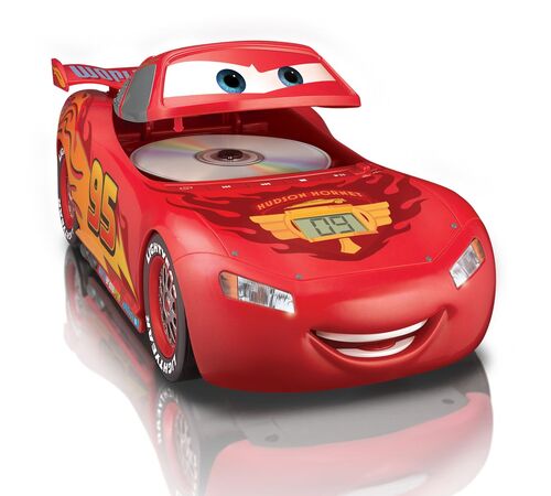 eKids Cars Lightning McQueen CD Vroombox - Φορητό CD Player με ραδιόφωνο (CR-430) (Κόκκινο)