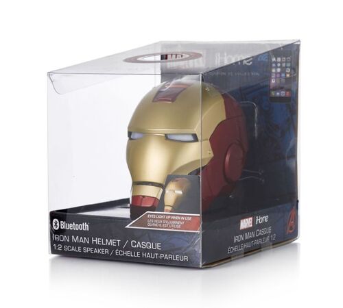 eKids  Iron Man Helmet Portable Bluetooth Speaker (VI-B72IM) Ασύρματο Ηχείο Bluetooth - Red / Gold