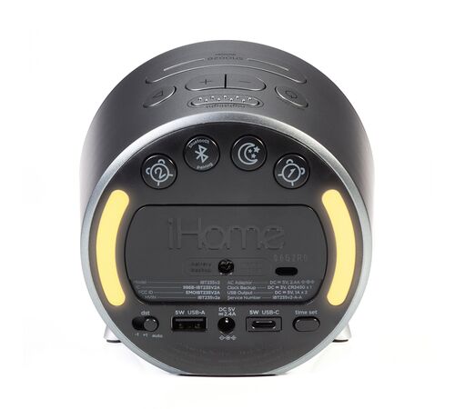 iHome iBT235 – Bluetooth ρολόι-ξυπνητηρι με νυχτερινό φωτισμό & διπλή φόρτιση USB