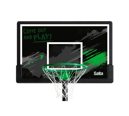 SALTA Forward Ταμπλό &amp; Στύλος Μπάσκετ - Μαύρο