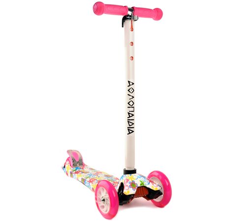 Αθλοπαιδιά 3τροχο Πατίνι (Scooter) με Φωτιζόμενα Ροδάκια, #1