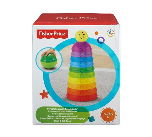 Fisher Price Brilliant Basics Stack and Roll Up Cups  (W4472)