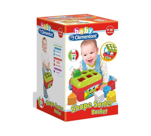 AS Baby Clementoni Shape Sorter Bucket (1000-17106)