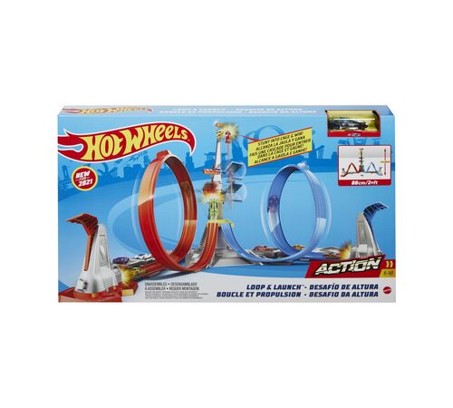 Mattel Hot Wheels: Loop &amp; Launch Playset (GRW39)