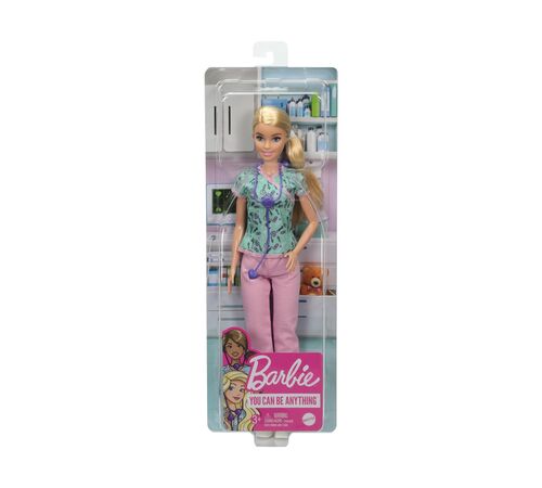 Mattel Barbie: You Can Be Anything - Blonde Nurse Doll (GTW39)
