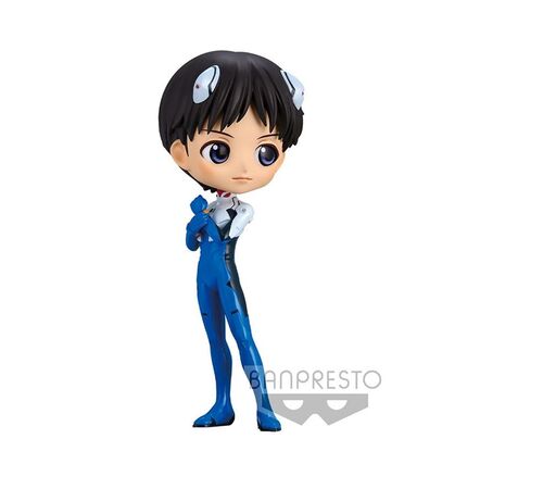 Banpresto Q Posket: Evangelion New Theatrical Edition - Shinji Ikari (Plugsuit Style) (Ver.A) Figure (14cm) (18353)