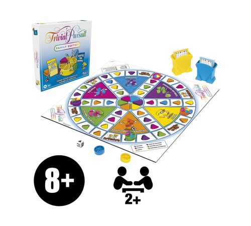 Hasbro Trivial Pursuit Family Edition - Board Game (English Language) (E1921102) Hasbro Trivial Pursuit Family Edition - Board Game (English Language) (E1921102)
