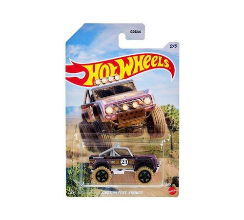 Mattel Hot Wheels: Baja Cars 4X4 - Custom Ford Bronco (HLK21)
