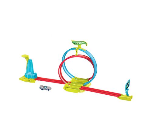Mattel Hot Wheels Neon Speeders - Laser Stunt Slamway (HPC05)
