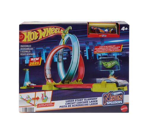 Mattel Hot Wheels Neon Speeders - Laser Stunt Slamway (HPC05)