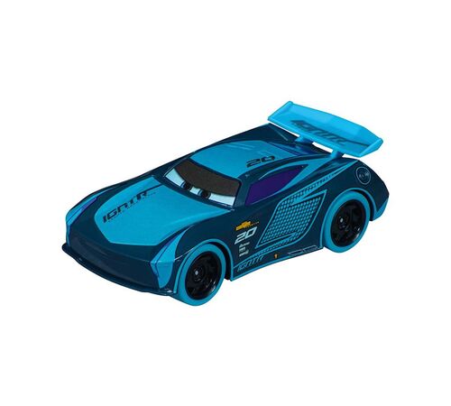 Carrera GO!!! Set: Disney Cars - Glow Racers Lightning McQueen VS Jackson Storm - Battery Operated 1:43 (20063521)