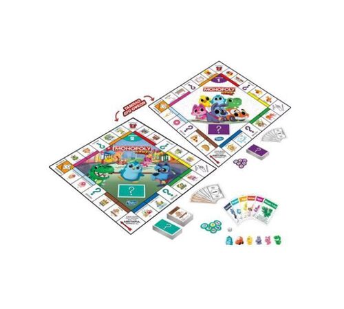 Hasbro Monopoly Επιτραπέζιο - Junior 2 Παιχνίδια σε 1 (F8562) Hasbro Monopoly Επιτραπέζιο - Junior 2 Παιχνίδια σε 1 (F8562)