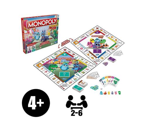 Hasbro Monopoly Επιτραπέζιο - Junior 2 Παιχνίδια σε 1 (F8562) Hasbro Monopoly Επιτραπέζιο - Junior 2 Παιχνίδια σε 1 (F8562)