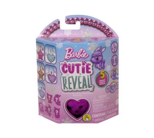 Mattel Barbie: Cutie Reveal - Pink Star Purse &amp; Accessories (HKR36)