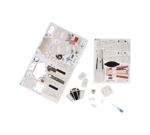 Spin Master Disney: Star Wars 4D Build - T-65 X-Wing Starfighter 3D Cardstock Model Kit (6069813)