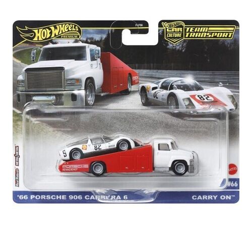 Mattel Hot Wheels: Premium Car Culture Team Transport - '66 Porsche 906 Carrera 6 Carry On (HRV47)