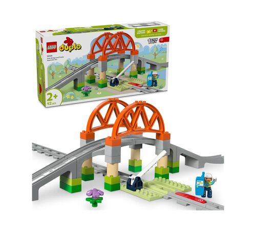 LEGO® DUPLO® Town: Train Bridge and Tracks Expansion Set (10426)