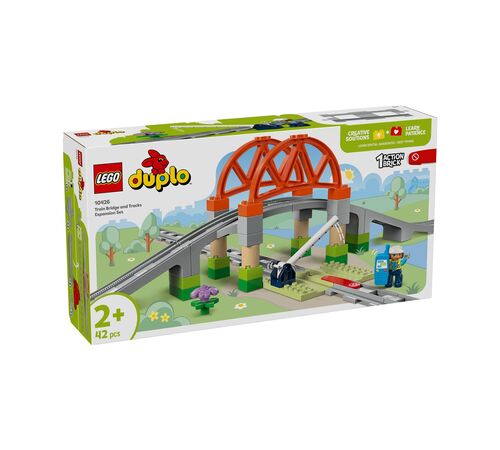LEGO® DUPLO® Town: Train Bridge and Tracks Expansion Set (10426)