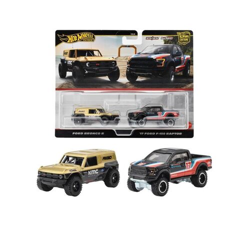 Mattel Hot Wheels®: Premium Car Culture - Ford Bronco &amp; '17 Ford F-150 Raptor (HRR77)