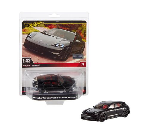 Mattel Hot Wheels: Premium Real Readers - Porsche Taycan Turbo S Cross Turismo 1:43 Vehicle (HWT10)