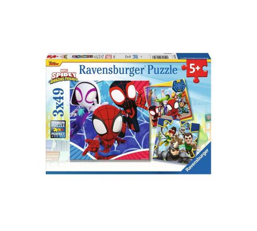 Ravensburger Puzzle: Marvel - Spidey and his Amazing Friends (3x49pcs) (5730)Ravensburger Puzzle: Marvel - Spidey and his Amazing Friends (3x49pcs) (5730)