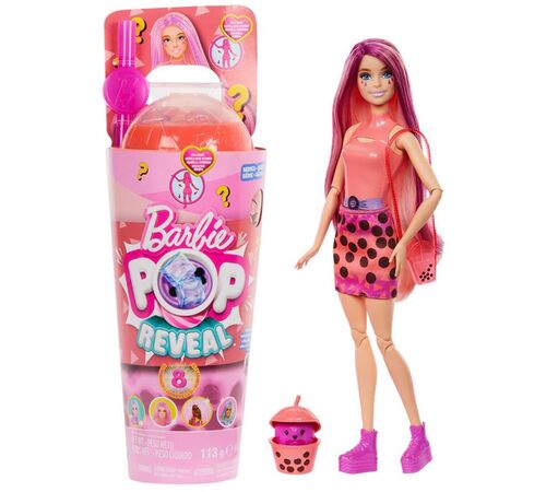Mattel Barbie: PoMattel Barbie: Pop Reveal - Bubble Tea Series Mango Mochi Doll (HTJ22)
p Reveal - Bubble Tea Series Mango Mochi Doll (HTJ22)