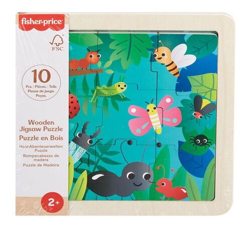 Fisher-Price: Wooden Jigsaw Puzzle - Bug (HXV19)