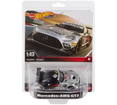 Mattel Hot Wheels: Premium Real Readers - Mercedes-AMG GT3 1:43 (HMD44)