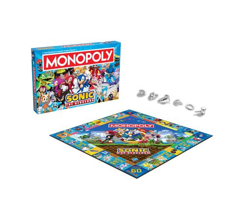 Winning Moves Monopoly: Sonic The Hedgehog Board Game (English Language) (WM04624-EN1)