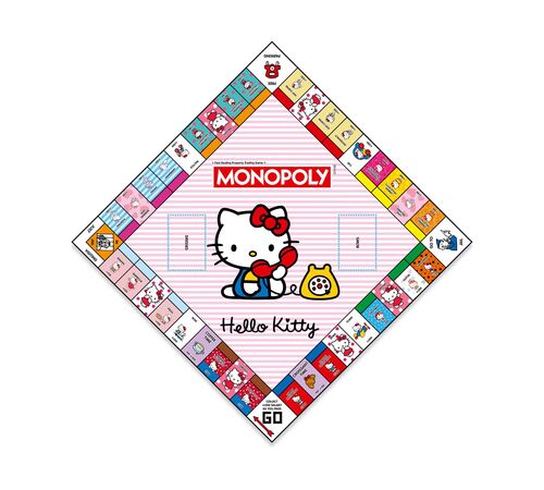 Winning Moves: Monopoly - Hello Kitty Board Game (English Language) (WM04863-EN1)