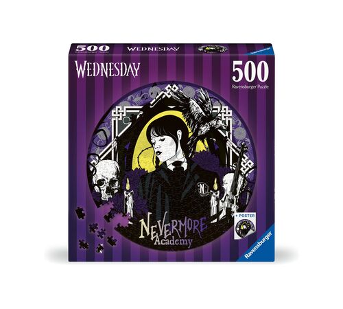 Ravensburger Puzzle: Wednesday - Nevermore Academy (500pcs) (17573)