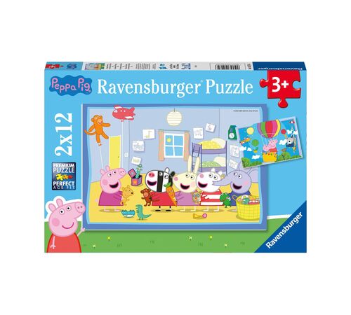 Ravensburger Puzzle: Peppa Pig - Peppa's Adventures (2x12pcs) (5574)