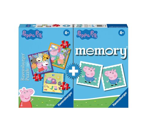 Ravensburger: Memory® &amp; 3 Puzzles : Peppa Pig (3152)