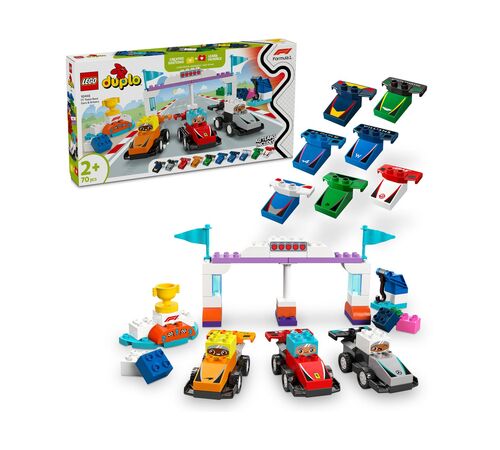 LEGO® DUPLO® Town: F1® Team Race Cars &amp; Drivers (10445)