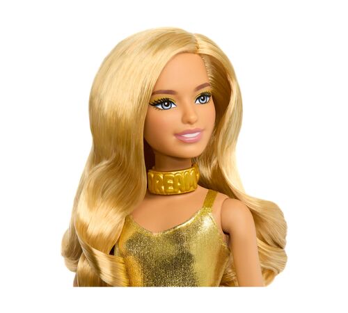 Mattel Barbie: Fashionistas - Doll with Gold Jumpsuit and Blonde Hair (HRH19)