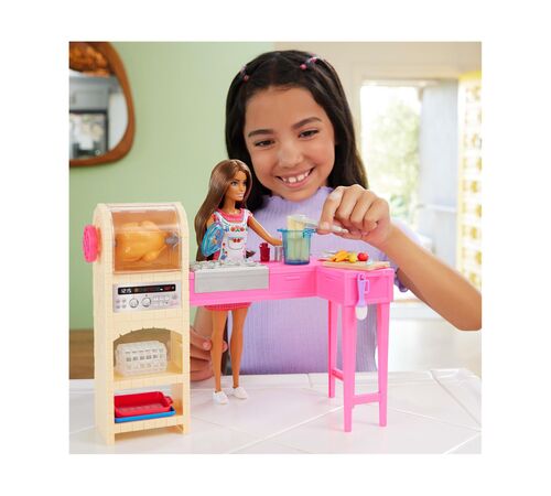 Mattel Barbie: Barbie &amp; Teresa Recipe for Friendship - Cook &amp; Create Kitchen Teresa Doll (JCT06)Mattel Barbie: Barbie &amp; Teresa Recipe for Friendship - Cook &amp; Create Kitchen Teresa Doll (JCT06)